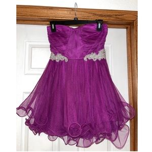 Size 3 Plum Trixxi Cocktail Dress